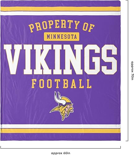 Miniatura 68 de FOCO NFL Manta de felpa de la NFL, unisex, para adultos