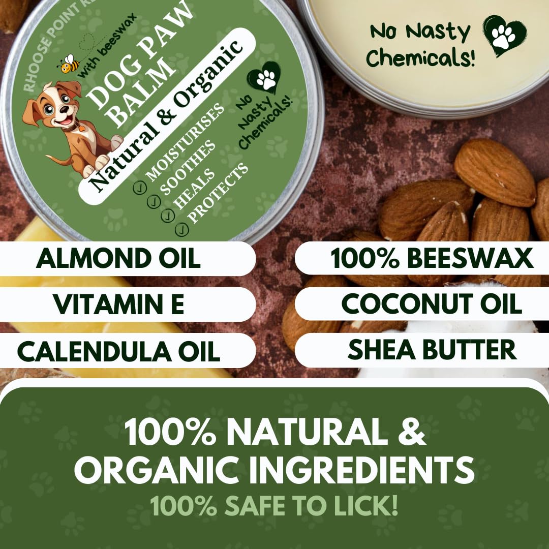 Dog Paw & Nose Balm 30ml, Lick-Safe Natural Moisturiser, protect and Heals Cracked Paws, Noses & Skin - Image 4