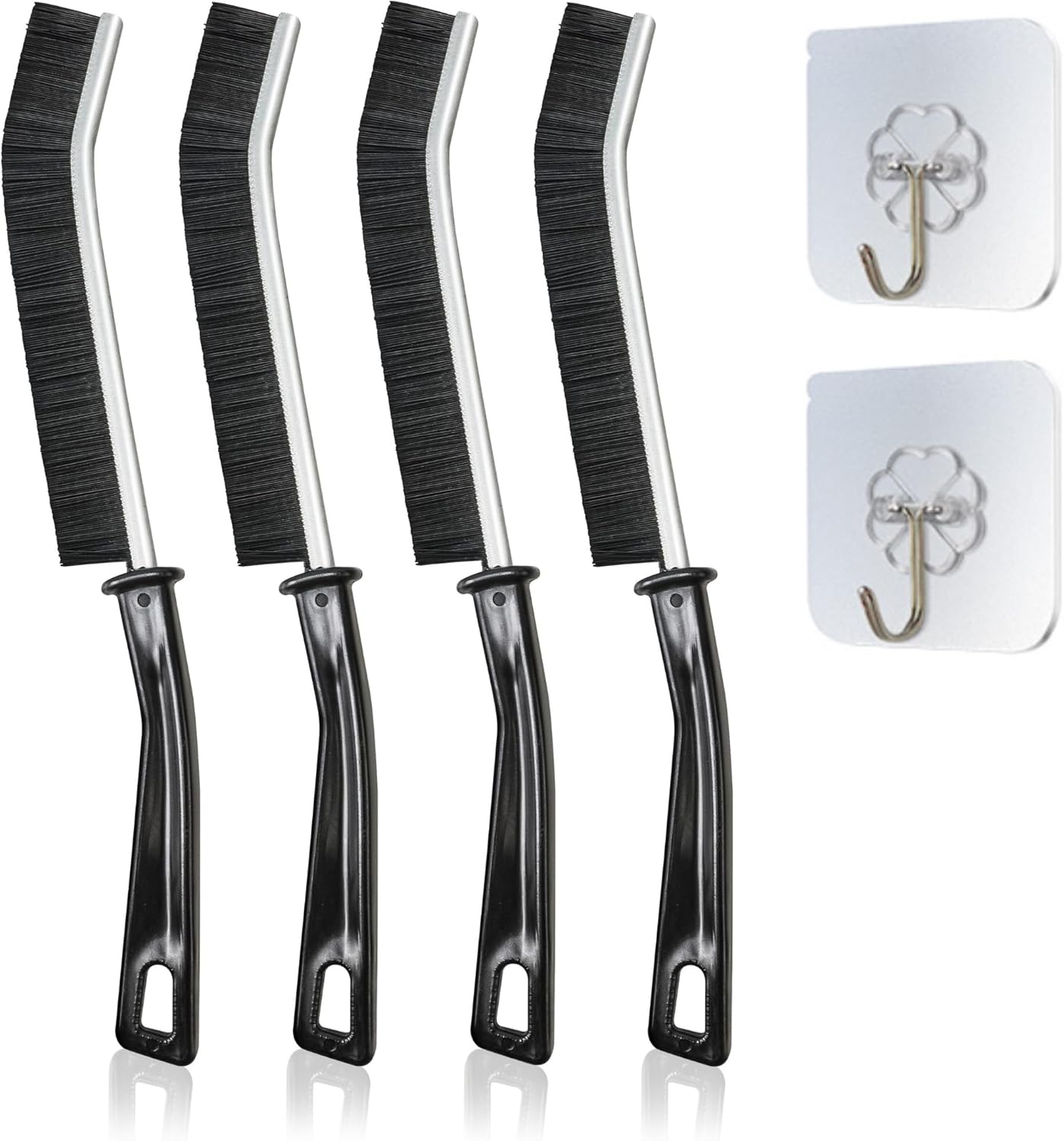 4Pcs Crevice Cleaning Brush UK Bathroom Brushes for Cleaning Long ...