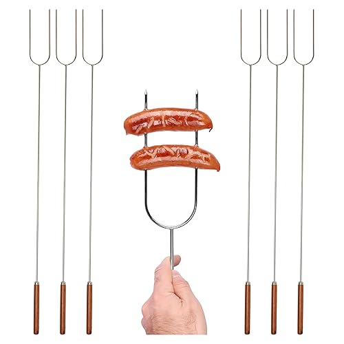 Coghlan's Camp Forks 6-Pack – 40" Solid Stainless Steel Marshmallow