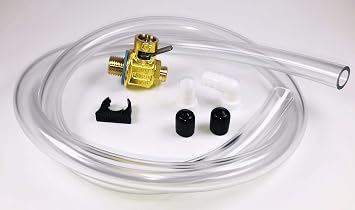Fumoto F106S Oil Drain Valve with Heavy Duty 3 Hose Kit for Fumoto S/SX Nipple