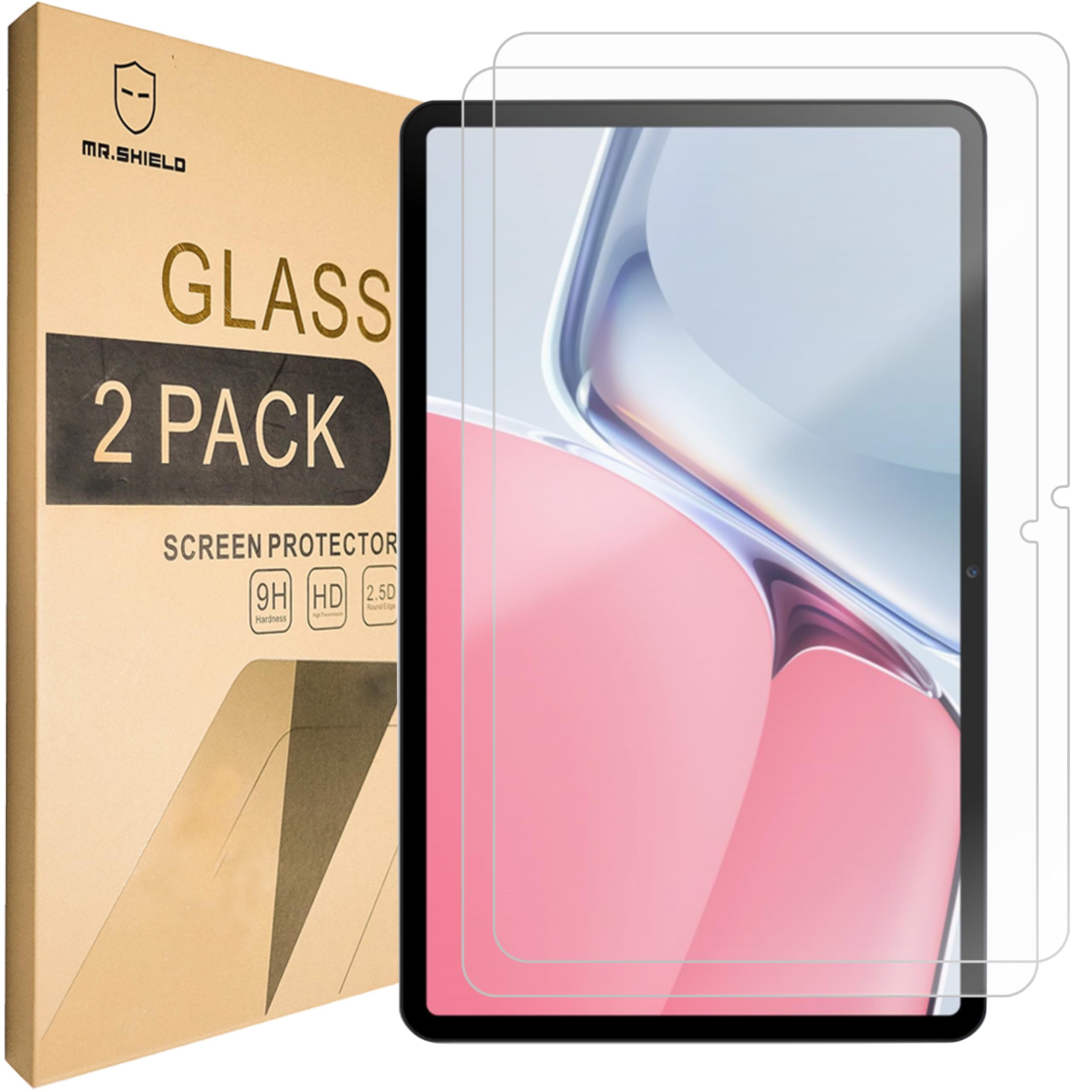 Mr.Shield[2-PACK] Screen Protector For DOOGEE T20 Ultra [12 Inch] [Tempered Glass] [Japan Glass with 9H Hardness] Screen Protector