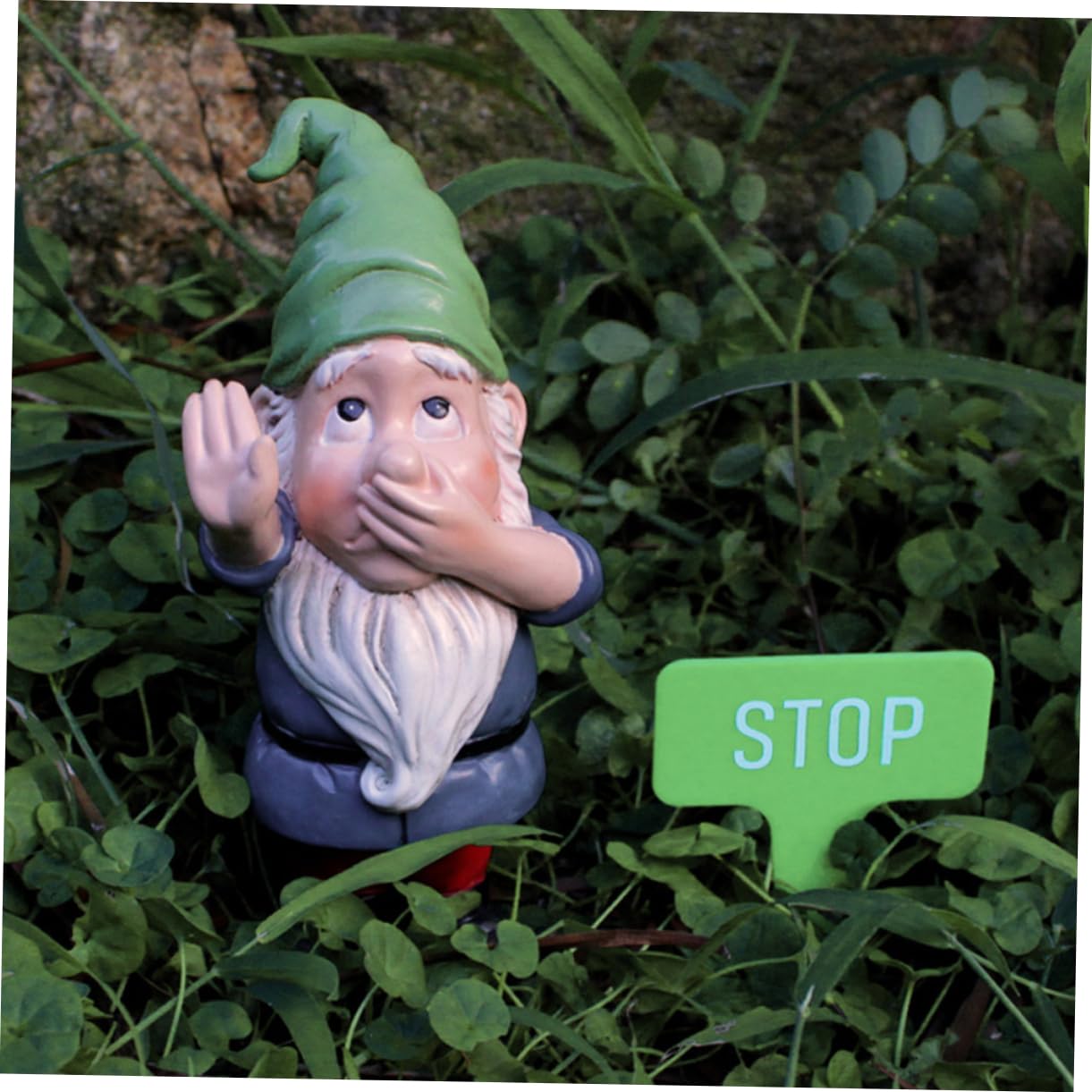 ibasenice 4 Sätze Figurine Lustige Deko für Garten Skulptur Detailreiche Statue für Außenbereich Einzigartiges für Gartenliebhaber