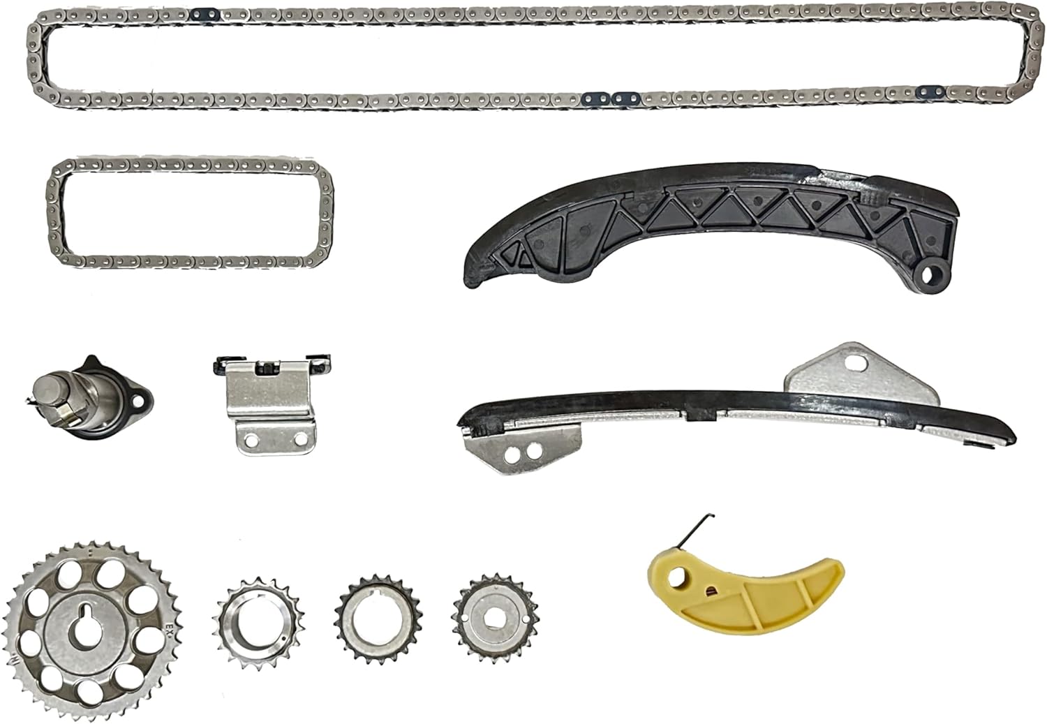 DNJ TK929 Timing Chain Kit for 2010-2015 CT200h, Prius, Prius Plug-In 1.8L L4 16V DOHC 1798cc