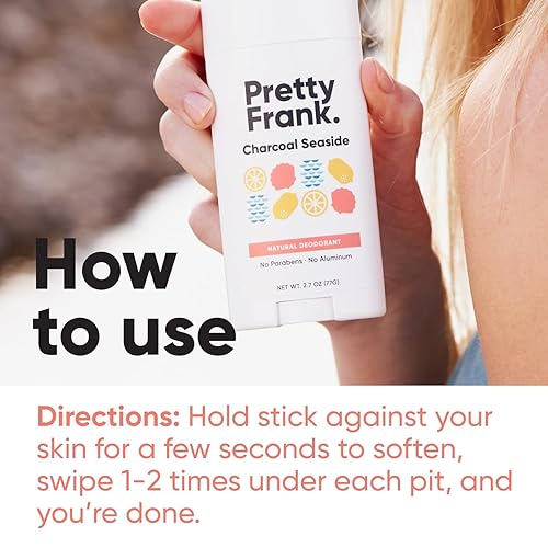Miniatura 5 de Desodorante natural Pretty Frank  Sin desodorante de aluminio para mujeres, hombres, adolescentes, niños  Desodorante libre de parabenos, sin