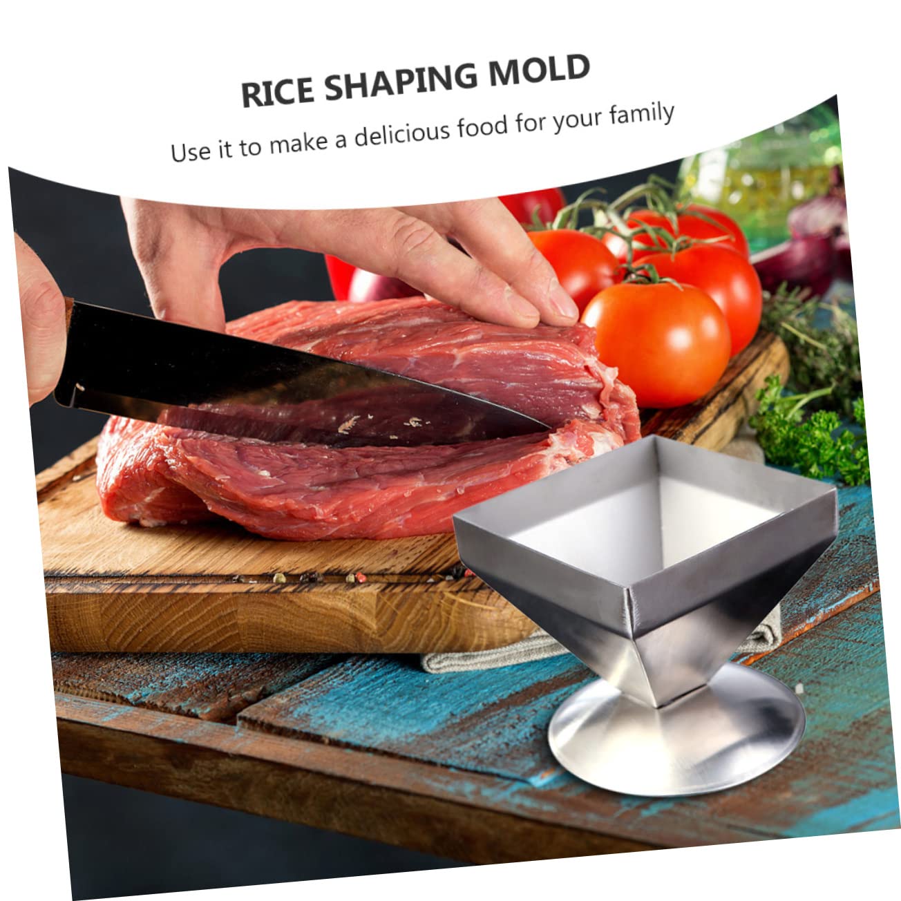 3pièces Moule à Forme De Tour Carrée Pratique Pour Cuisine De Et Plats Froids Non-adhésif Et Facile à Nettoyer