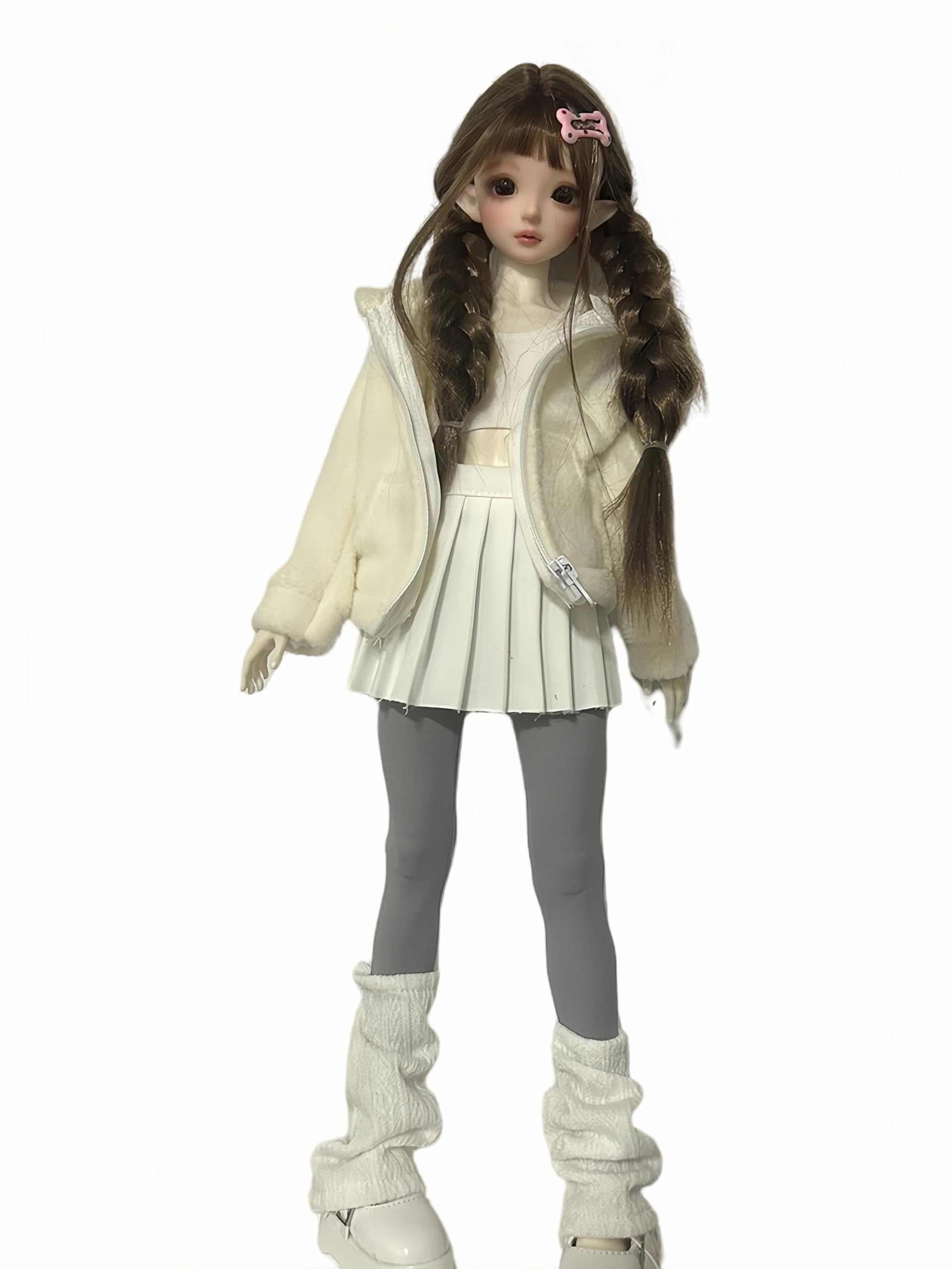 QGYDYH 1/4 BJD Doll Clothes Set Ball Jointed Doll Fashion Handmade Pretty Fashionable Clothes for 16-18 inches BJD Dolls (H)