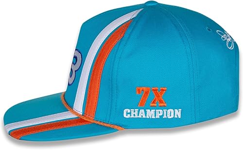 Miniatura 4 de Richard Petty #43 NASCAR 2023 Sombrero de cuerda azul de Carolina con número grande 43 7 veces campeón, marino