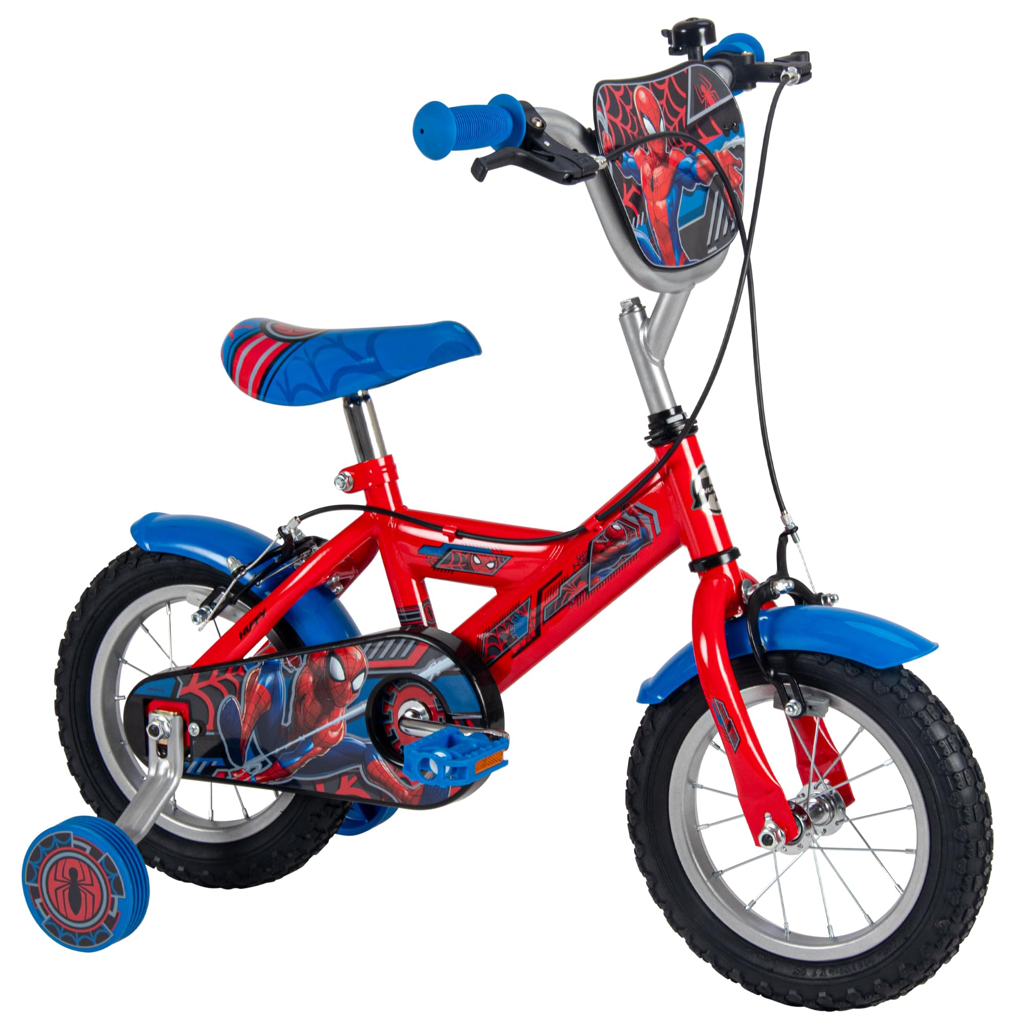 Huffy Vélo pour Enfant Marvel Spider-Man 12/14/16" avec Roues Jockey