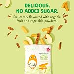 Little Bellies Organic Apple & Cinnamon Puffs Baby Snack (Pack of 7 x 12g Individual Packs)