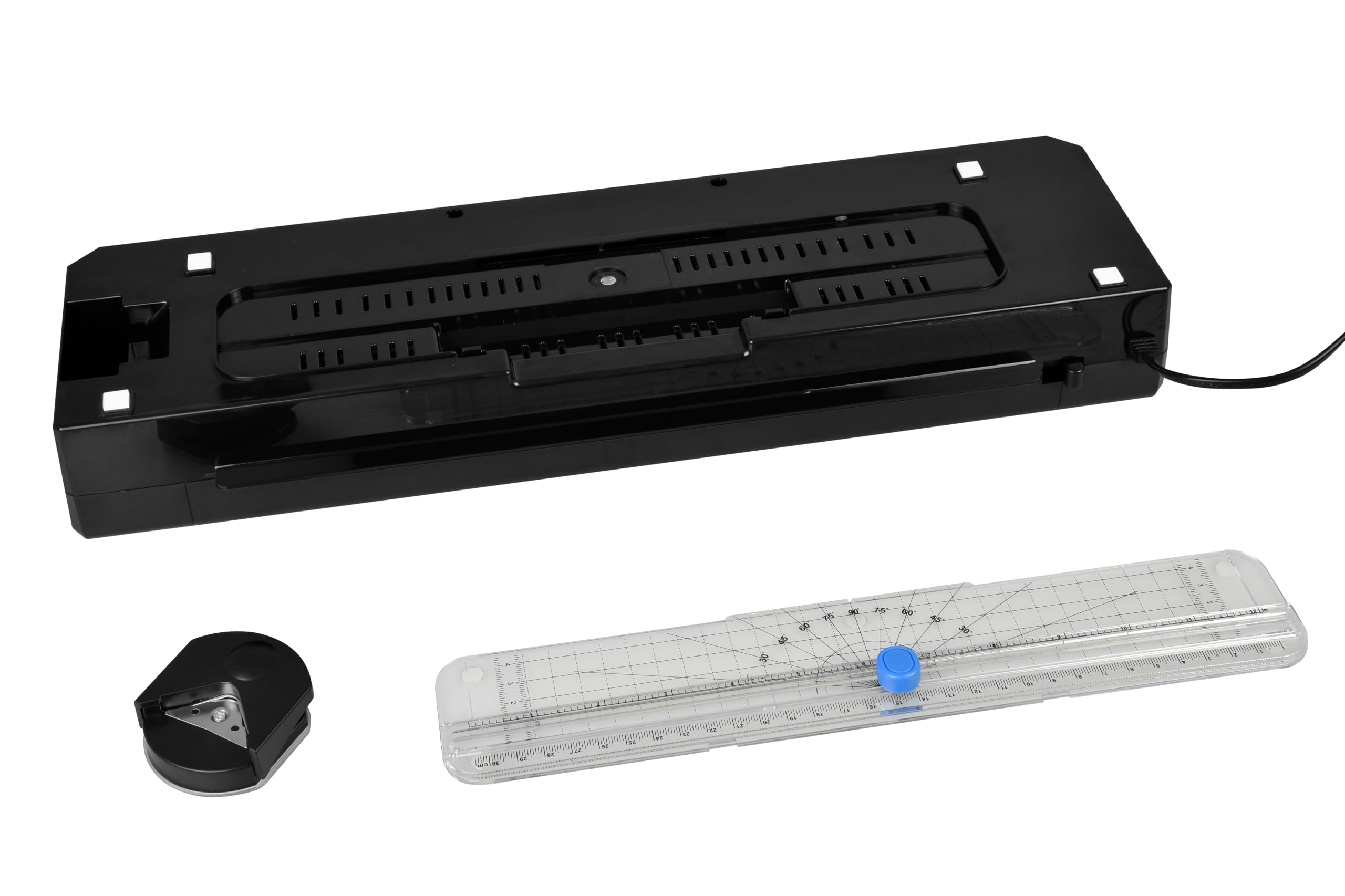 monolith - Laminatrice per formati DIN A3 con 2 rulli riscaldanti | Laminazione a caldo e a freddo, con taglierina per carta e arrotondatore per angoli inclusi