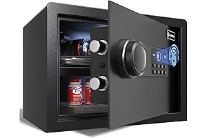 XDeerBiometric-Safe: Biometric Fireproof Safe for Home Security