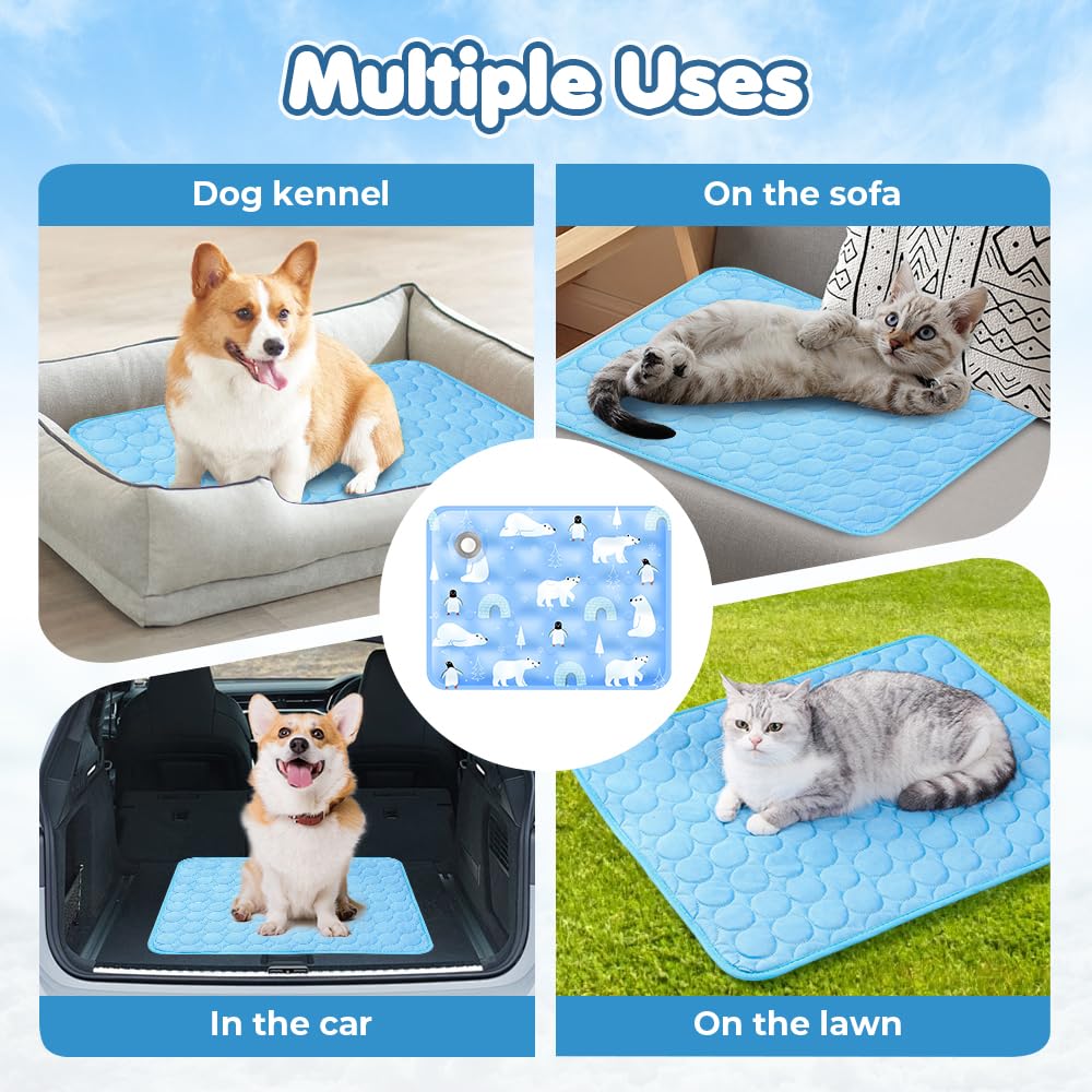 Amazon.com : Dog Cooling Mat, Pet Cooling Mats, Summer Cool