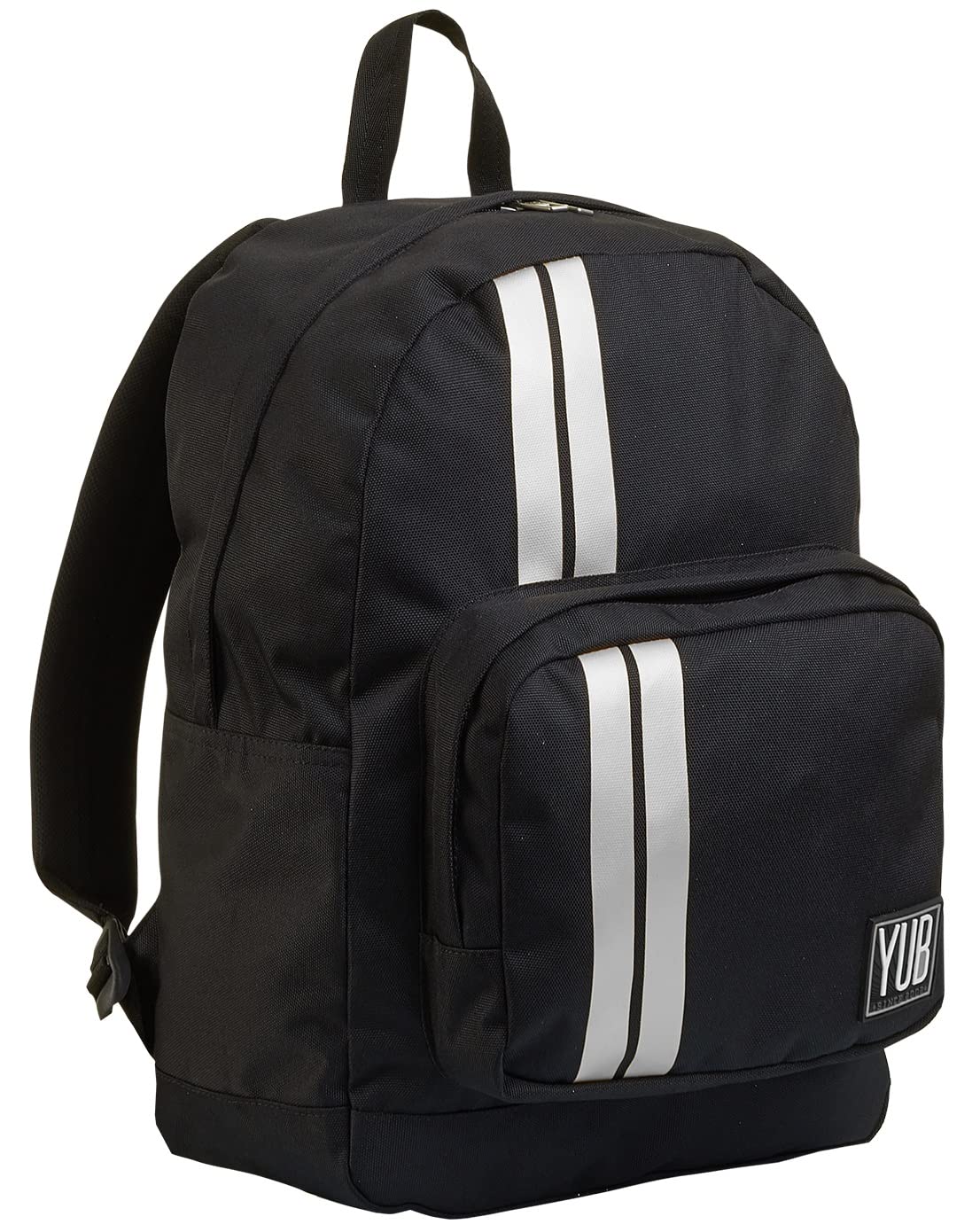 Seven Yub, Unisex Single Compartment Backpack - Adulitre, Black, One Size