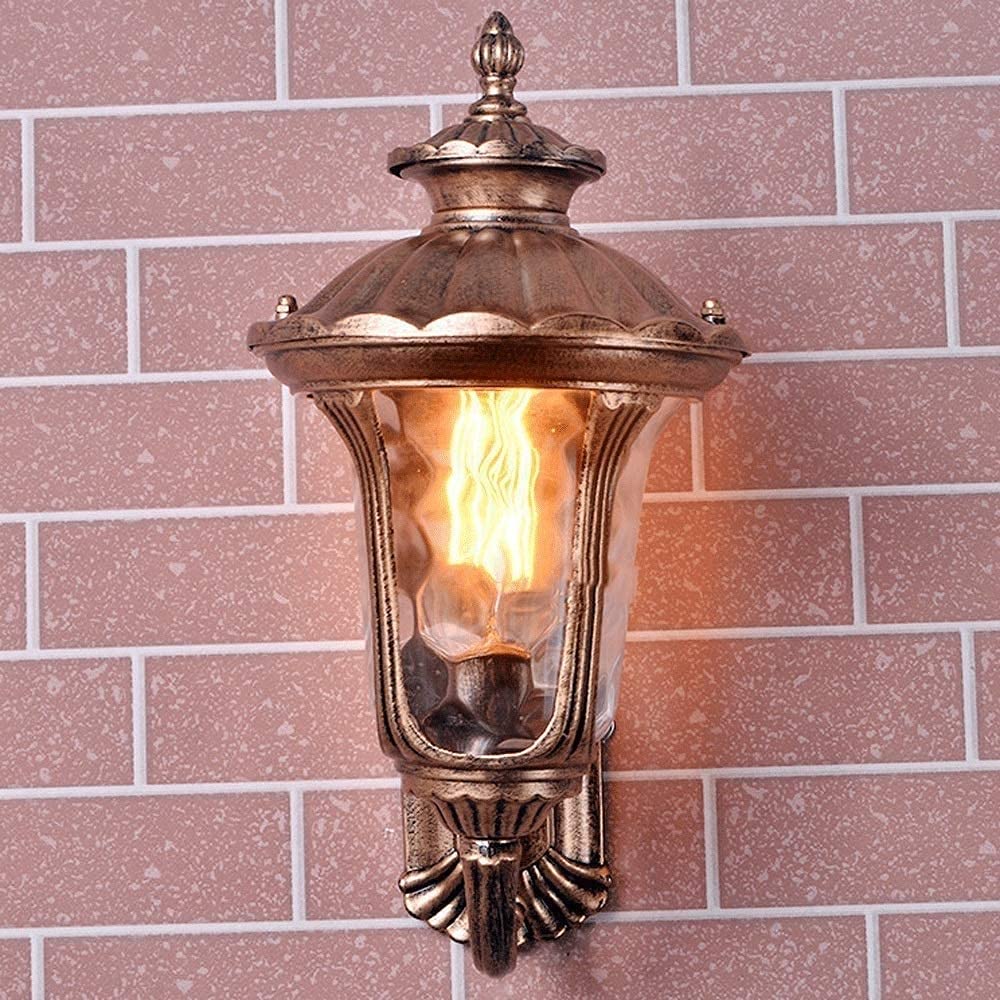Lanterne jardin Victoria en fonte d'aluminium et verre style européen