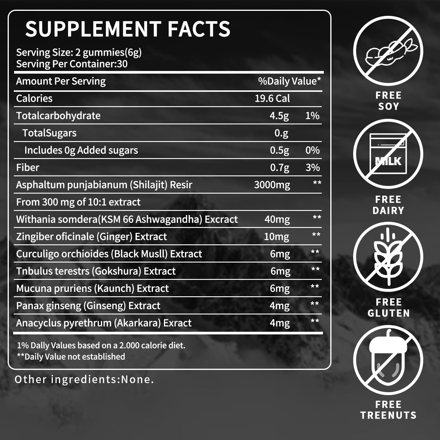 Shilajit Gold Gummies for Men & Women with Ashwagandha & Gokshura, 85+ Minerals & Fulvic Acid, Natural Energy & Wellness Support, 80 Count (01) - Image 7