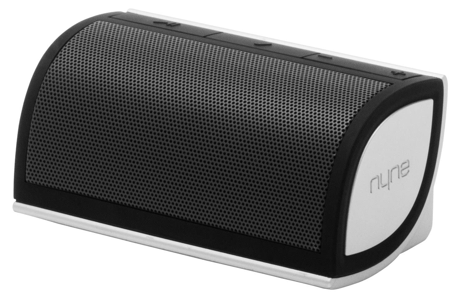 Nyne MINISLV Mini Bluetooth Speaker - Silver/Black