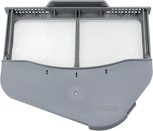 DC97-16742A - Filtro de pelusa para secadora de acero inoxidable para Samsung Dryer Trap by Romalon reemplaza 3319952 AP5306681 PS4221839 EAP4221839