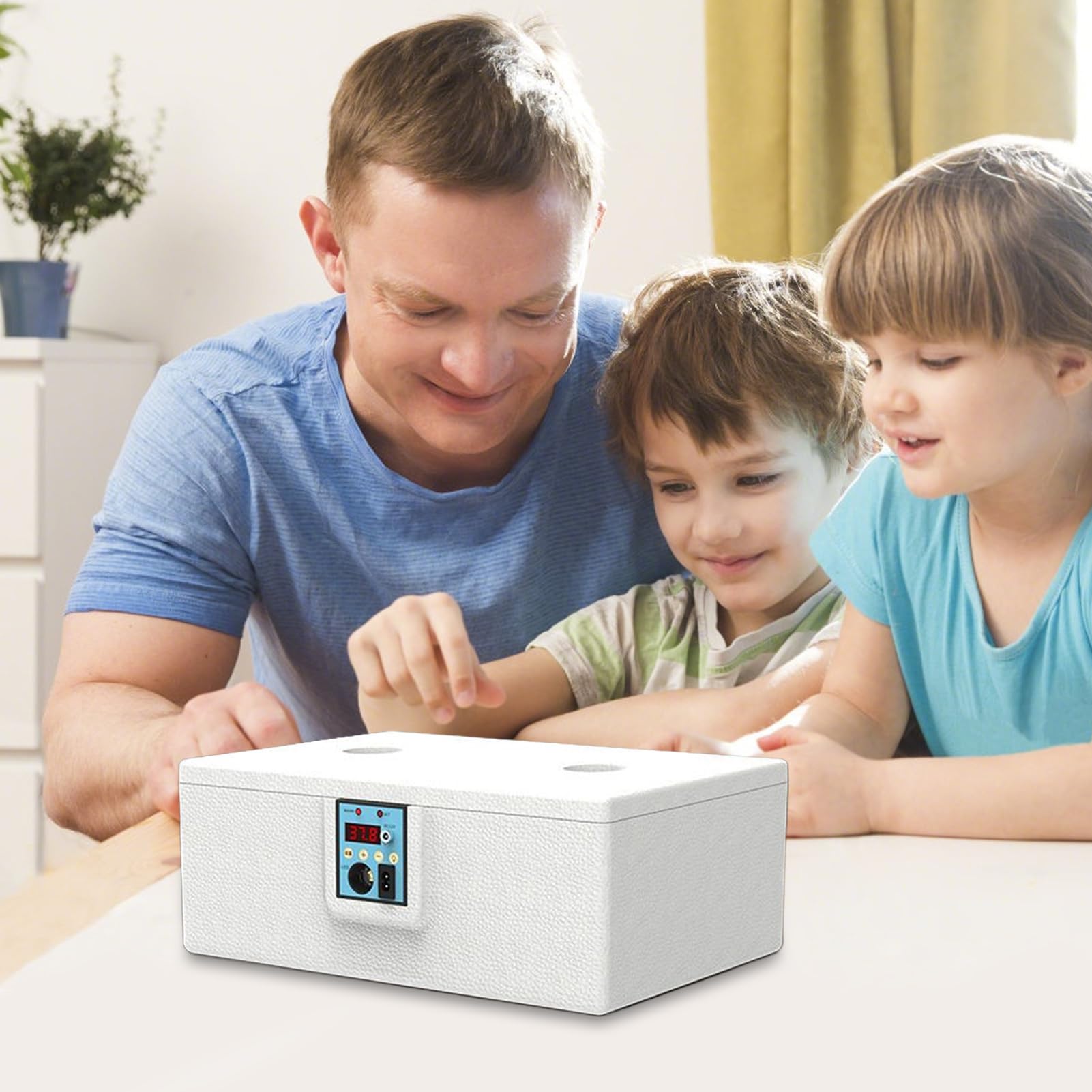 Incubadora para Huevos - Incubadora para Huevos De Gallina Capacidad 10-25 Unidades,Criadora Avícola Inteligente con Volteo Automático para Cría Y Eclosión En Invernaderos Y Guarderías