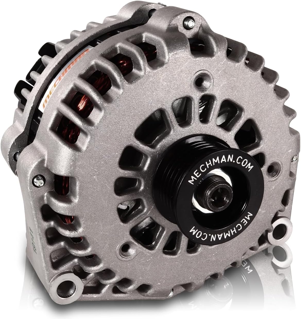 Mechman Alternators G-Series, 240 amp, 12V, 1-Wire, 6 Rib Serpentine Pulley, Natural, GM V6, GM Fullsize Truck 2009-10, Each (8206240)