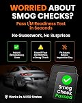 ANCEL BD310 OBD2 Scanner, 2-in-1 Bluetooth Engine Code Reader & Car Diagnostic Tool with App for Android & iPhone, Battery Test, Trip Analysis, Performance Test, Most 1996+ OBDII Vehicles