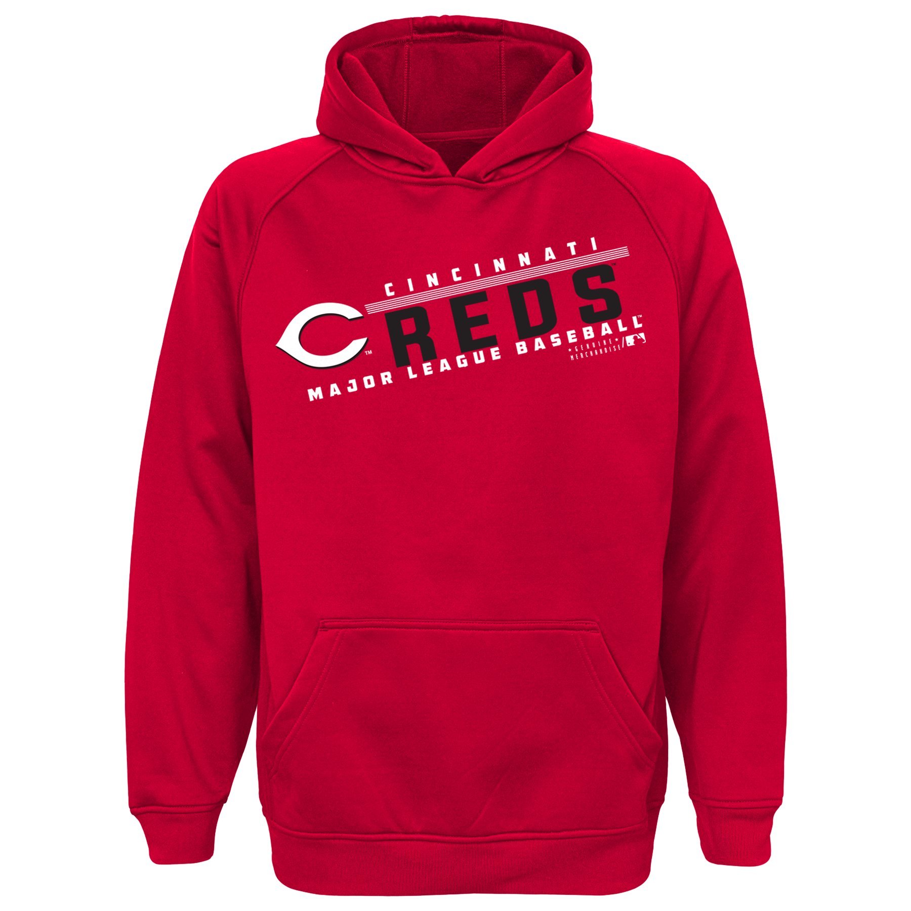 Outerstuff MLB Youth Boys Team Color Performance Hoodie MLB Tigers Performance Cappuccio Bambini e Ragazzi