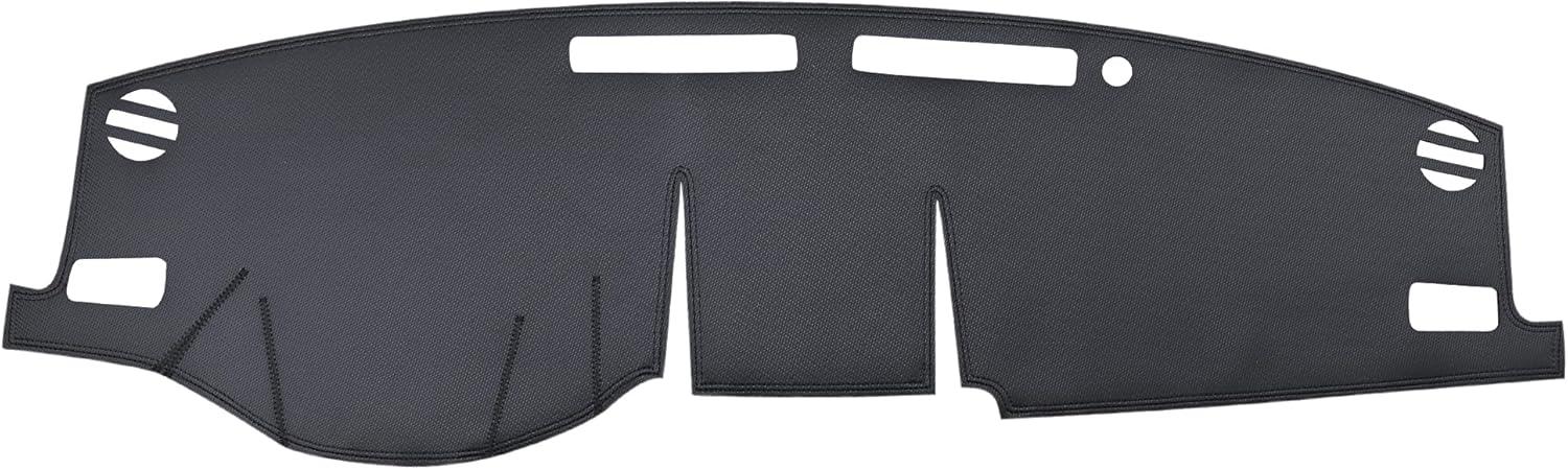 Dashboard Cover for Toyota RAV4 2019–2025 – Custom Fit Carbon Fiber Leather Dash Mat Sun Shade Protector (Black)