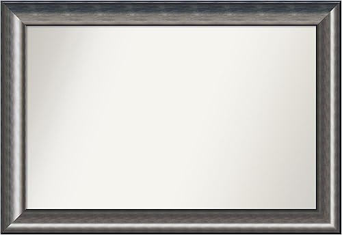 Amanti Art Espejo personalizado, Quicksilver Scoop espejo de baño, espejo de pared o espejo de tocador de baño sobre el fregadero (28.75 x 41.75