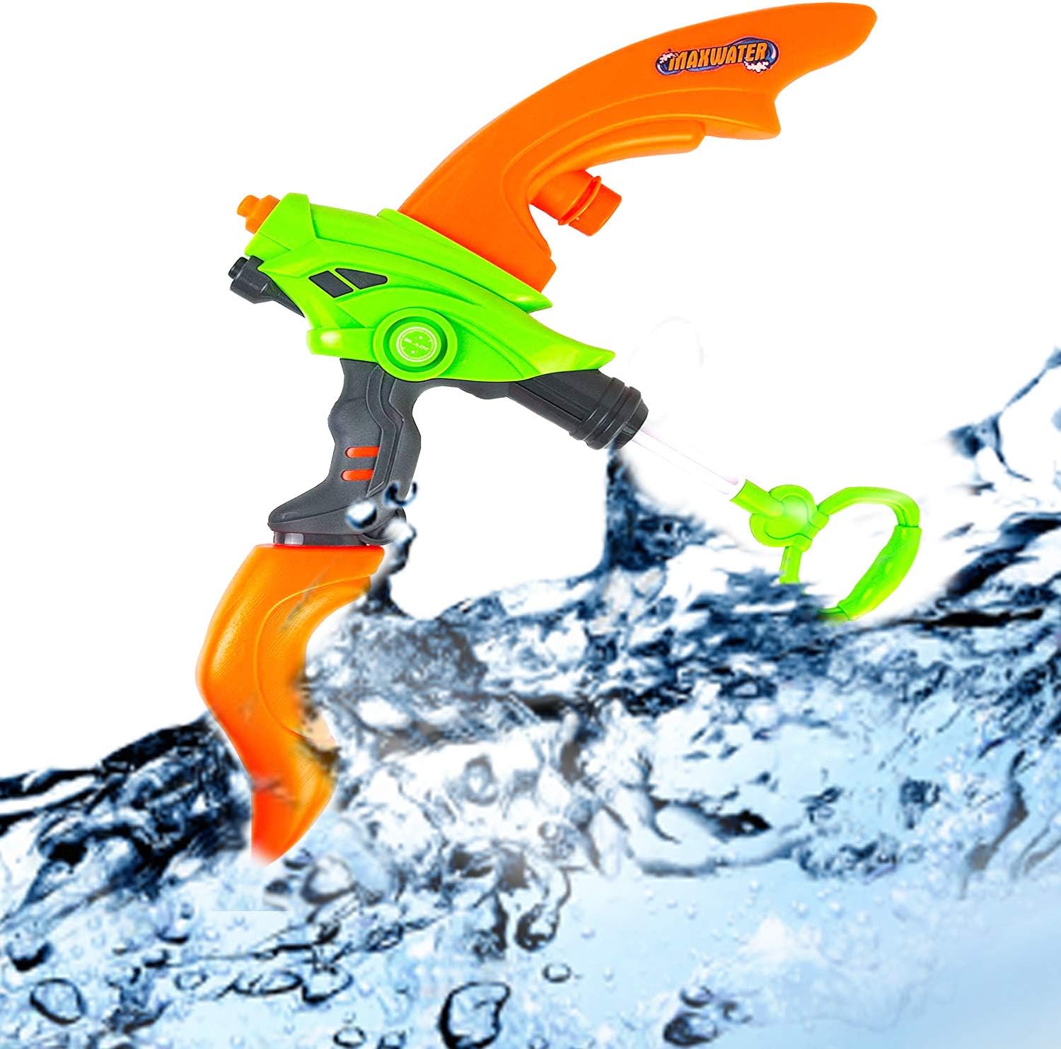 Toysery 2 in 1 Bow and Arrow Water Gun - Water Guns for Kids - Learn to Target Safely, Shooting Without Darts - Gifts for Boys Girls Children Summer Swimming Pool Beach Sand Outdoor Water Fighting