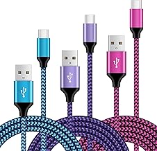 USB C Kabel Handy Schnellladekabel, [3 Stück 1M+2M+3M] USB C Ladekabel Typ C Datenkabel für Samsung Galaxy Z Flip 6/Z Flip 5/Z Flip 4/A16 5G/A15/A14/A56/A55/A54/S25/S24/S23/S22/S21/S20, Huawei, Xiaomi