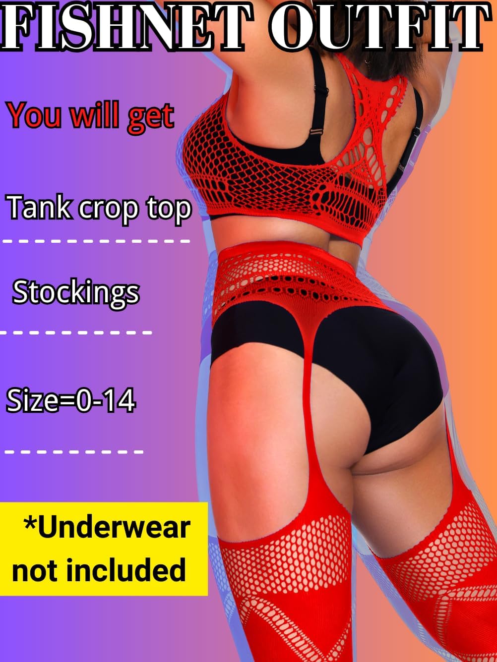 Rave Outfits For Women, Fishnet Bodysuit Glow Party Club, Dancer Stockings Fishnets Lingerie Sheer Jumpsuit Festival - Image 2