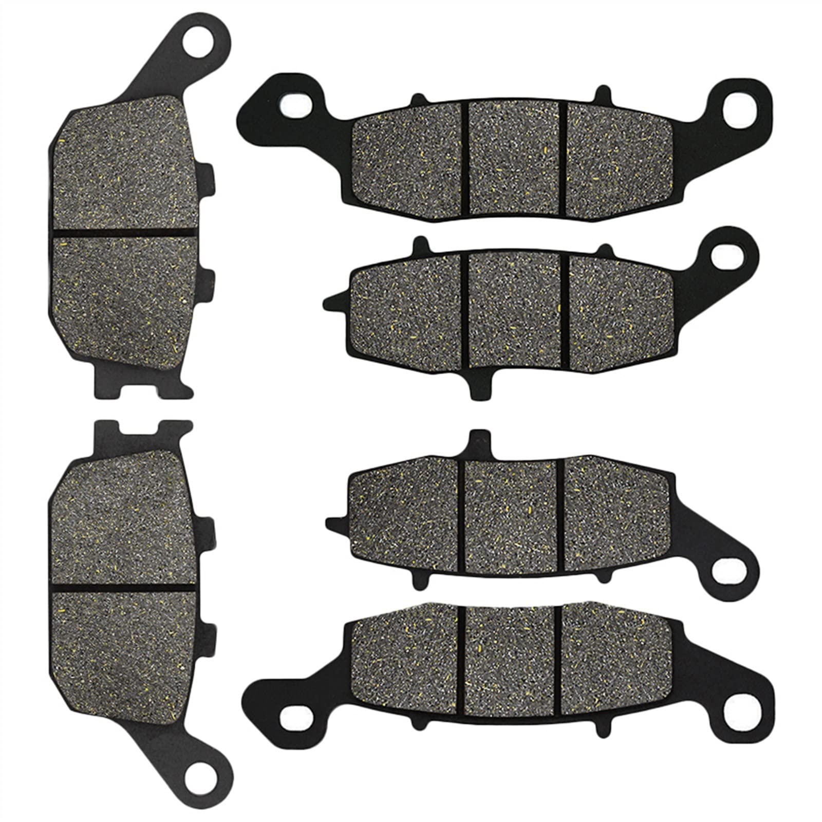 Moto Anteriore Posteriore Pastiglie Freno per Suzuki DL 650 V-Strom 2004-2021 DL 650 V-Strom Xpedition 2011 DL 650 V-Strom Viaggiatore 2007-2011 Motociclo (Color : Front And Rear)
