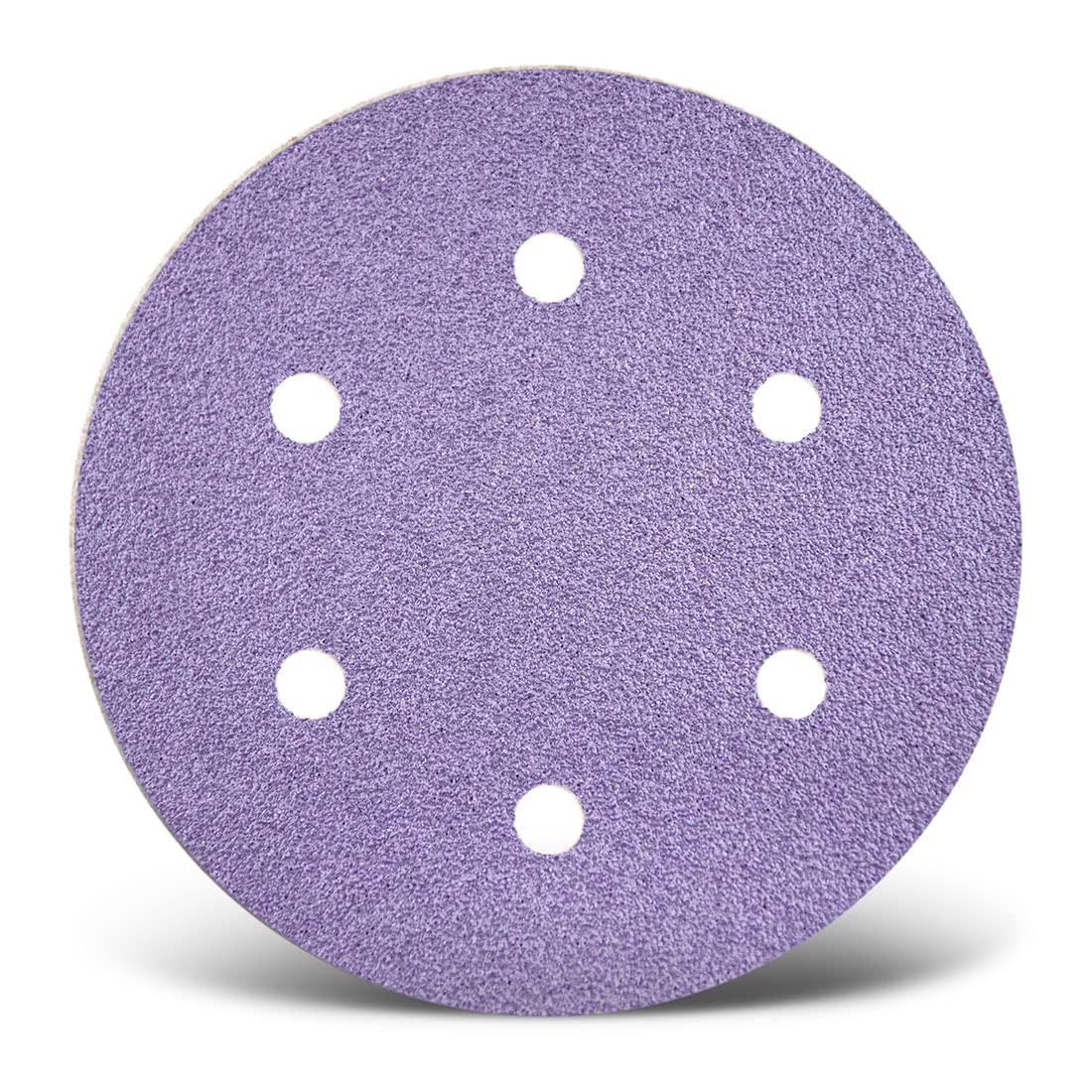 MENZER Purple HD discos abrasivos 225 mm, 6 agujeros (25 pz.) G40 | p. Lijadoras de pared, Mezcla cerámica, soporte de gancho y bucle