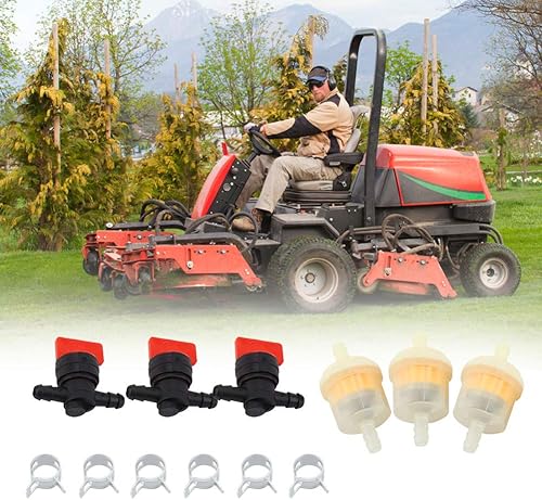 Miniatura 3 de CHEOTIME Interruptor de válvula de cierre de combustible del tanque, válvula de cierre de combustible, Válvulas de cierre del tanque de combustible