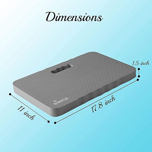 Miniatura 20 de Dimple Rodillera de espuma gruesa de alta densidad para jardinería, esterilla de ejercicio de yoga, cojines de jardín, rodillera para el trabajo