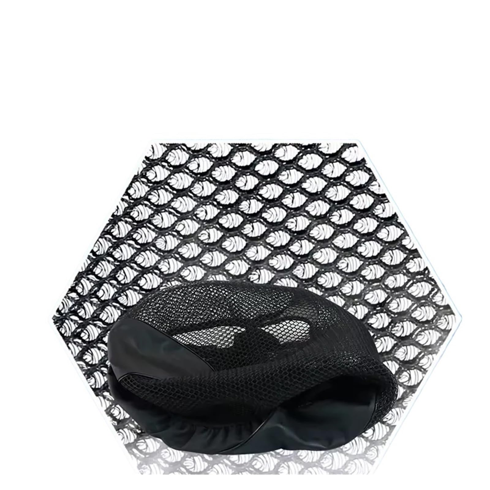 Cuscinetti protettivi per il sedere Per LIFAN per scooter per coprisedile estivo traspirante in tessuto a Per rete 3D antiscivolo cuscino per moto(For 350CC)