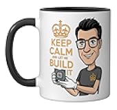 Pc Building Expert Computer Builder Software Engineering Ceramic Mug, Black/White