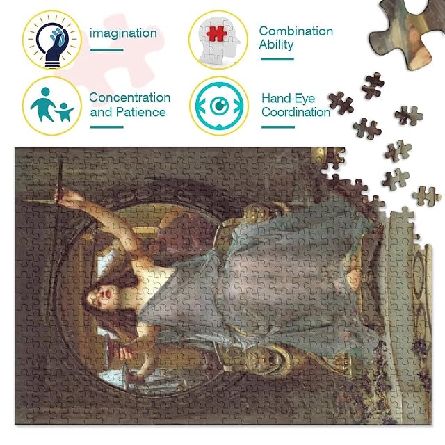 Foto 3 de 7 de John William Waterhouse Puzzle 1000 Piezas, Rompecabezas Adultos, Puzzle Madera, Juguetes Adolescente