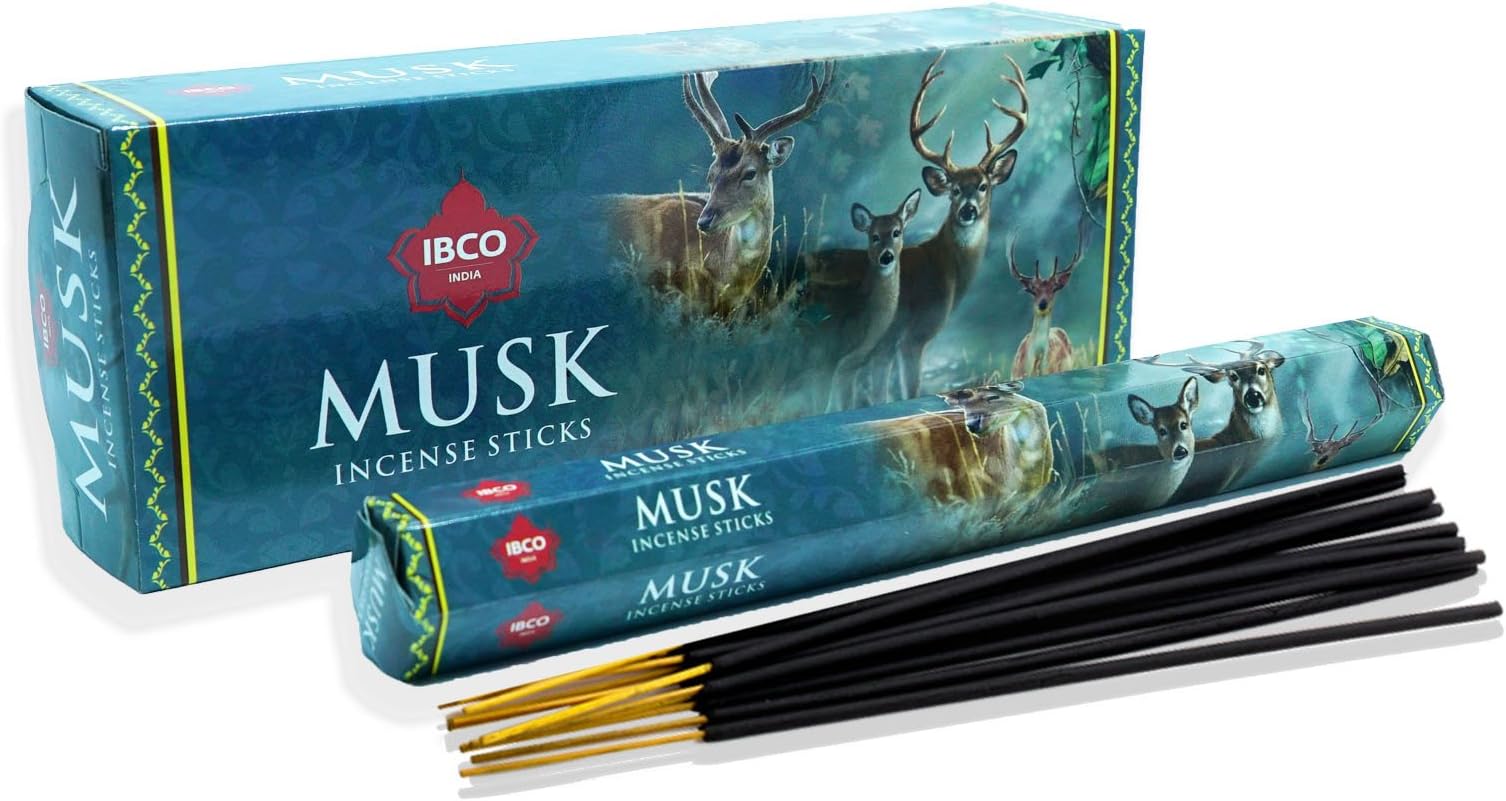 MUSK INCENSE STICKS - 6 packets