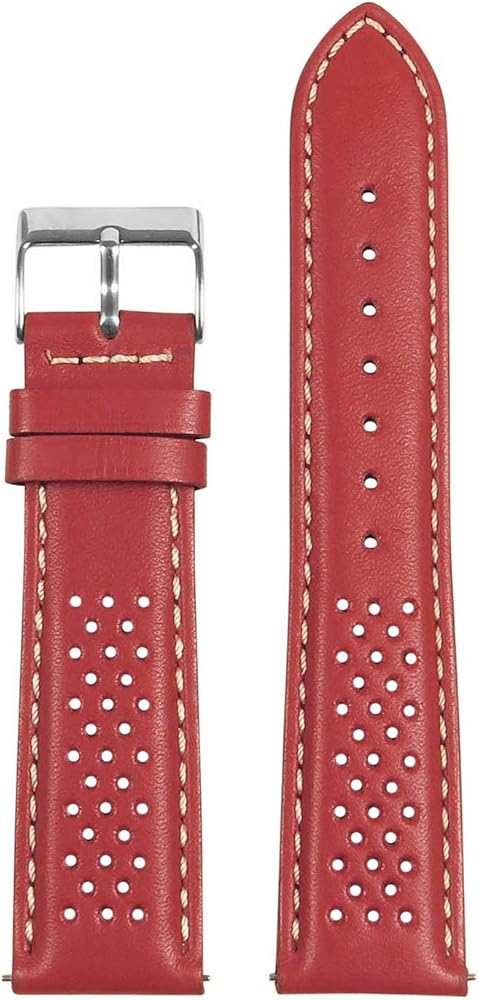 perforated watch strap