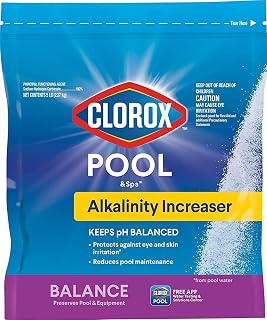 Clorox Pool&Spa Alkalinity Increaser 5LB - Balances pH, Prevents Irritation & Protects Pool Equipment