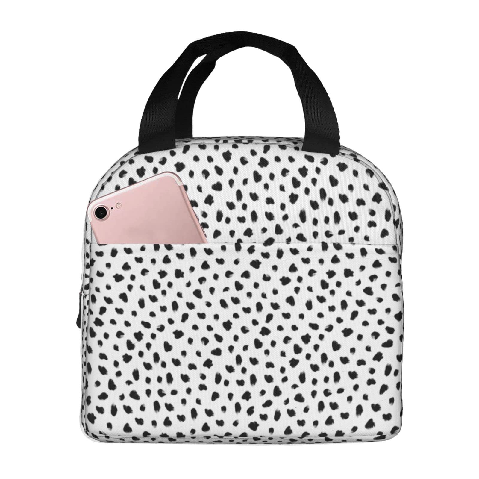 polka dot lunch tote