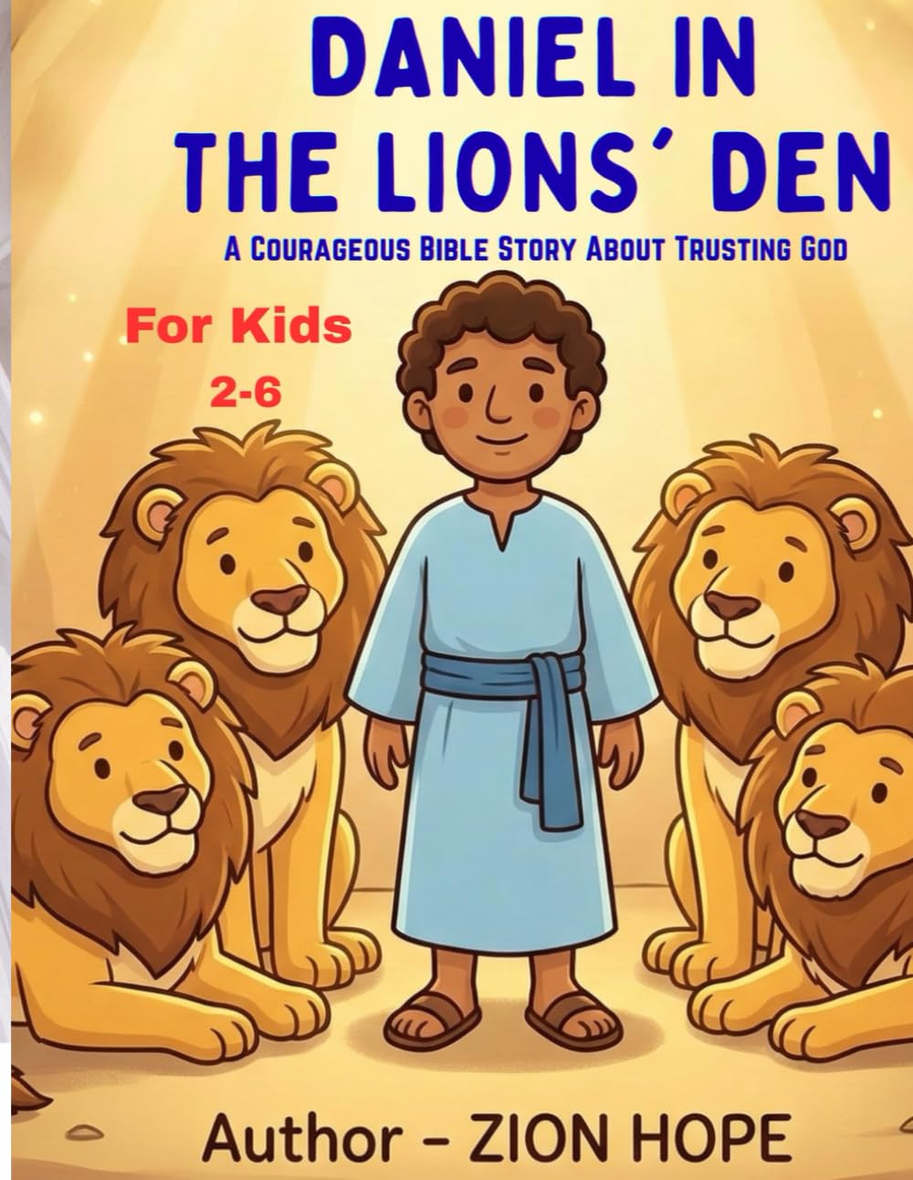 Daniel in the Lions’ Den: A Courageous Bible Story About Trusting God for kids 2-6
