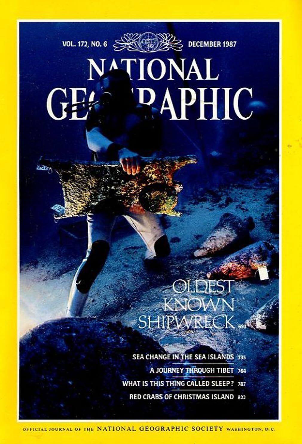 National Geographic December 1987 Vol. 172, No. 6
