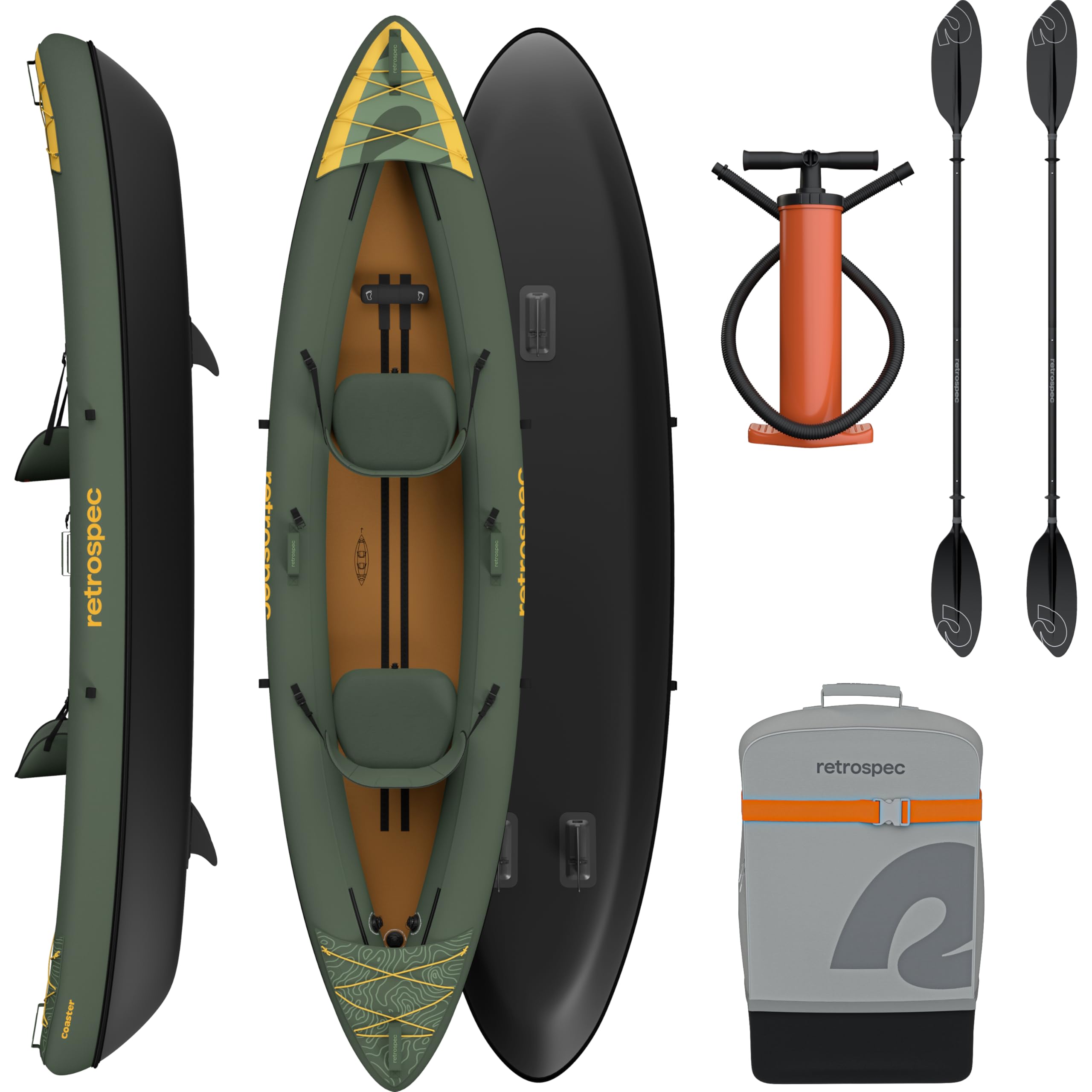 Retrospec Coaster Tandem Inflatable Kayak