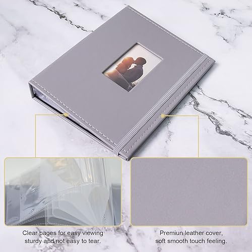 Miniatura 6 de Vienrose Álbum de fotos Instax Mini de 208 bolsillos, 2 x 3 pulgadas, Polaroid, para cámara instantánea Fujifilm Instax Mini 7s 8 9 11 25 26 40 50s