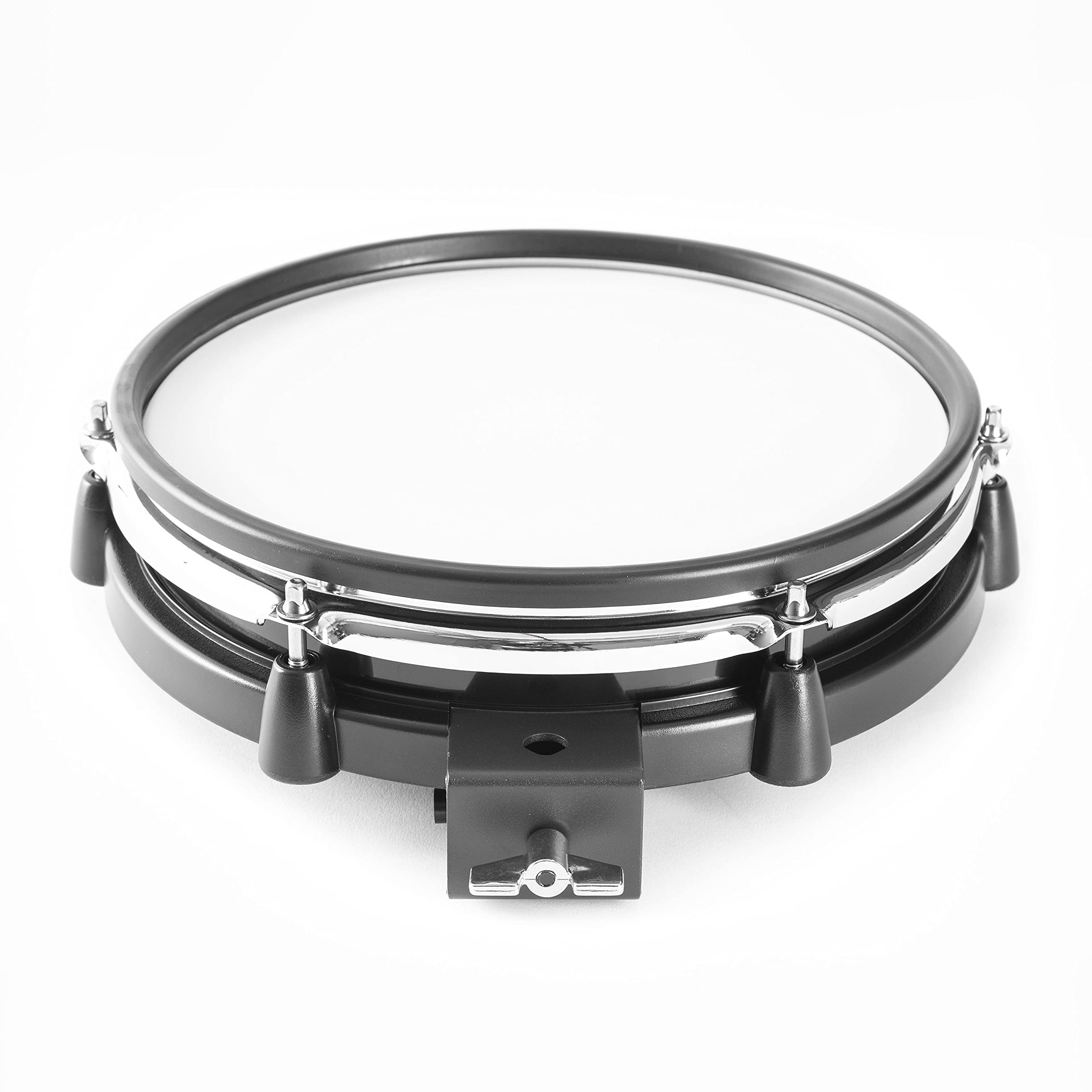 Fame FSP10W 10 Zoll Dual Zone E-Drum Pad, Snare/Tom, Mesh Head, Stereo, Universal Trigger, inklusive Kabel, optimiert für DD-6600, DD-6500, DD-8600, DD-ONE