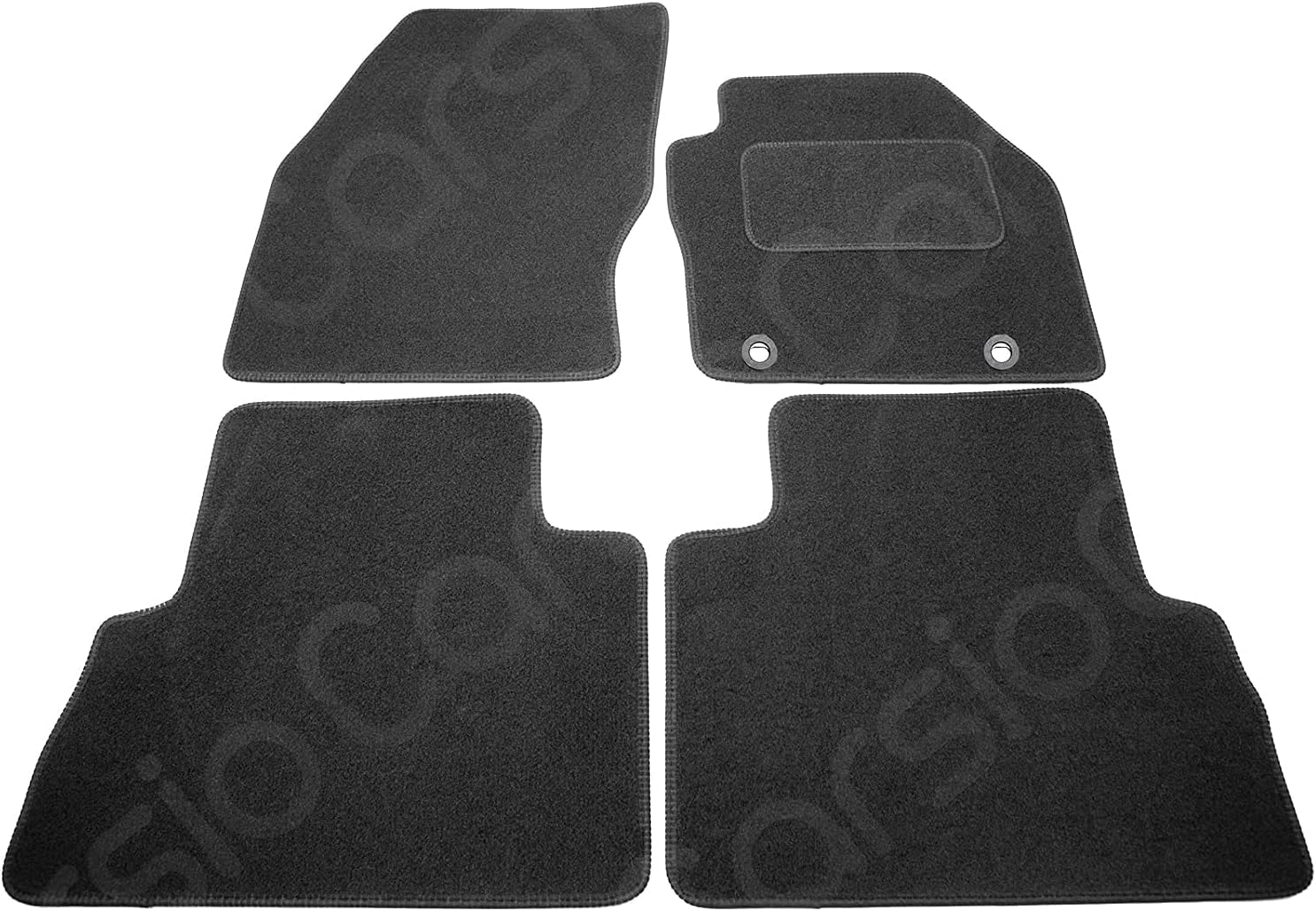 Carsio Tailored Black Carpet Car Mats for CMax 20112013 4 Piece Set with 2 Clips Amazon.co