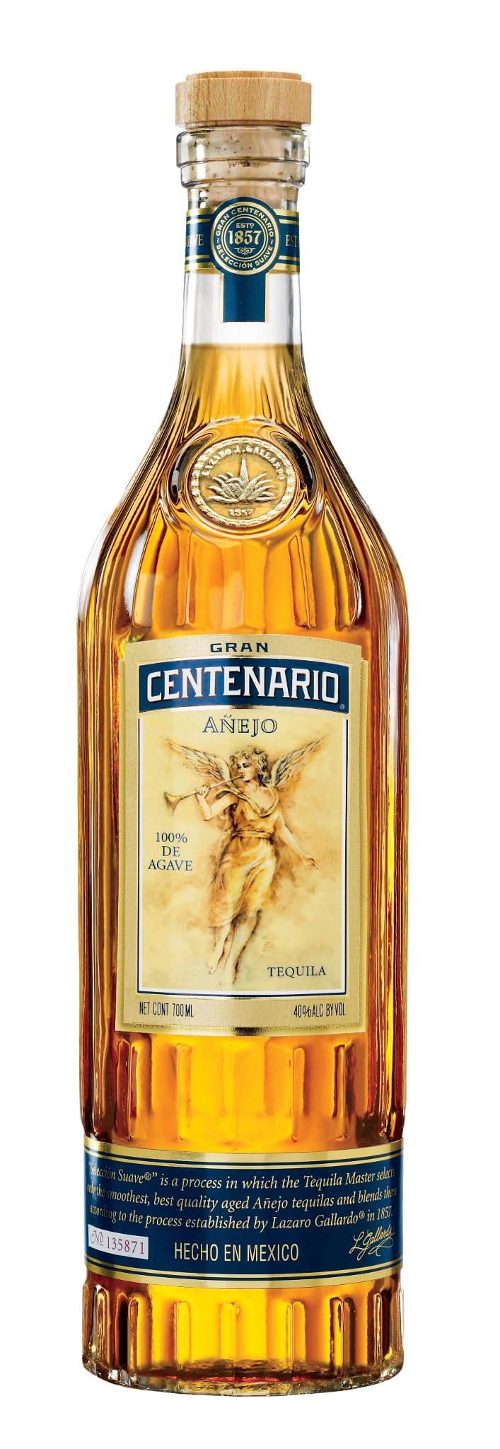 Gran Centenario Anejo 100% Agave Tequila 70 cl