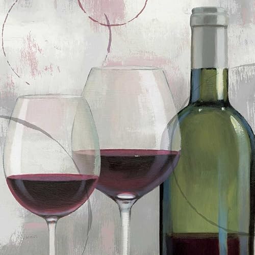 Posterazzi Collection Taste Appeal Red II Poster Print by James Wiens (12 x 12)